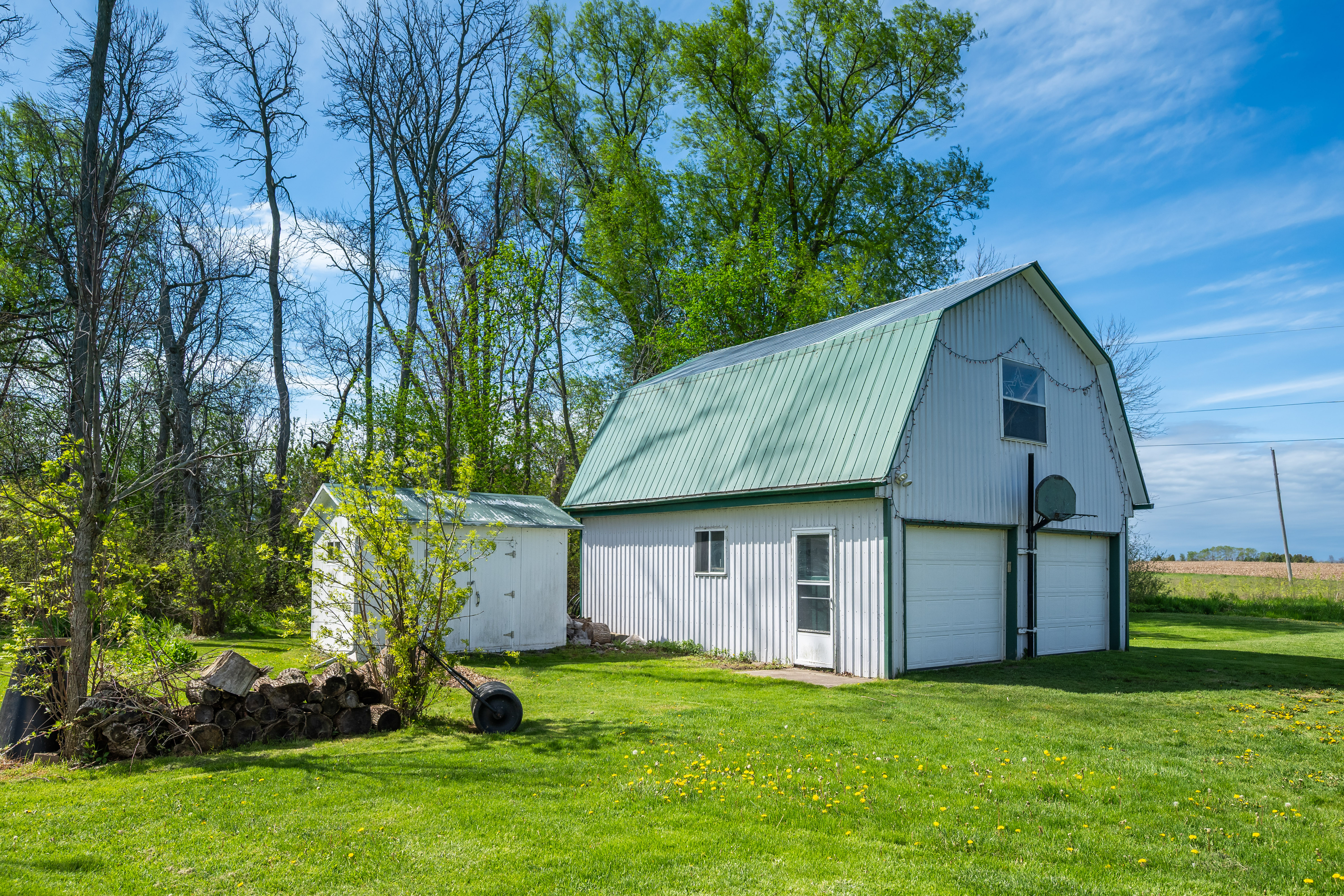Detached two-storey barn